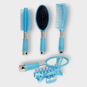 Set de Peine y Cepillos + Broche de pelo