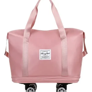 Bolso Expandible Con Ruedas Desmontables Impermeable Premium