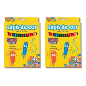 Lápices de colores Gatte Kids, 36 unidades