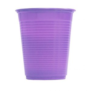 Vaso de plastico 200ML lila 40X50 50 unidades