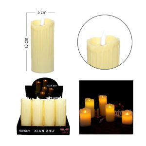 Vela de plastico LED