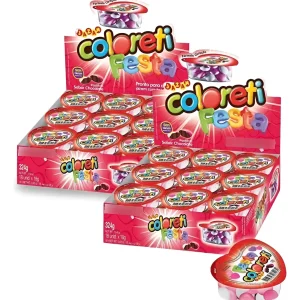 Caramelo Coloreti Con Forma De Corazón